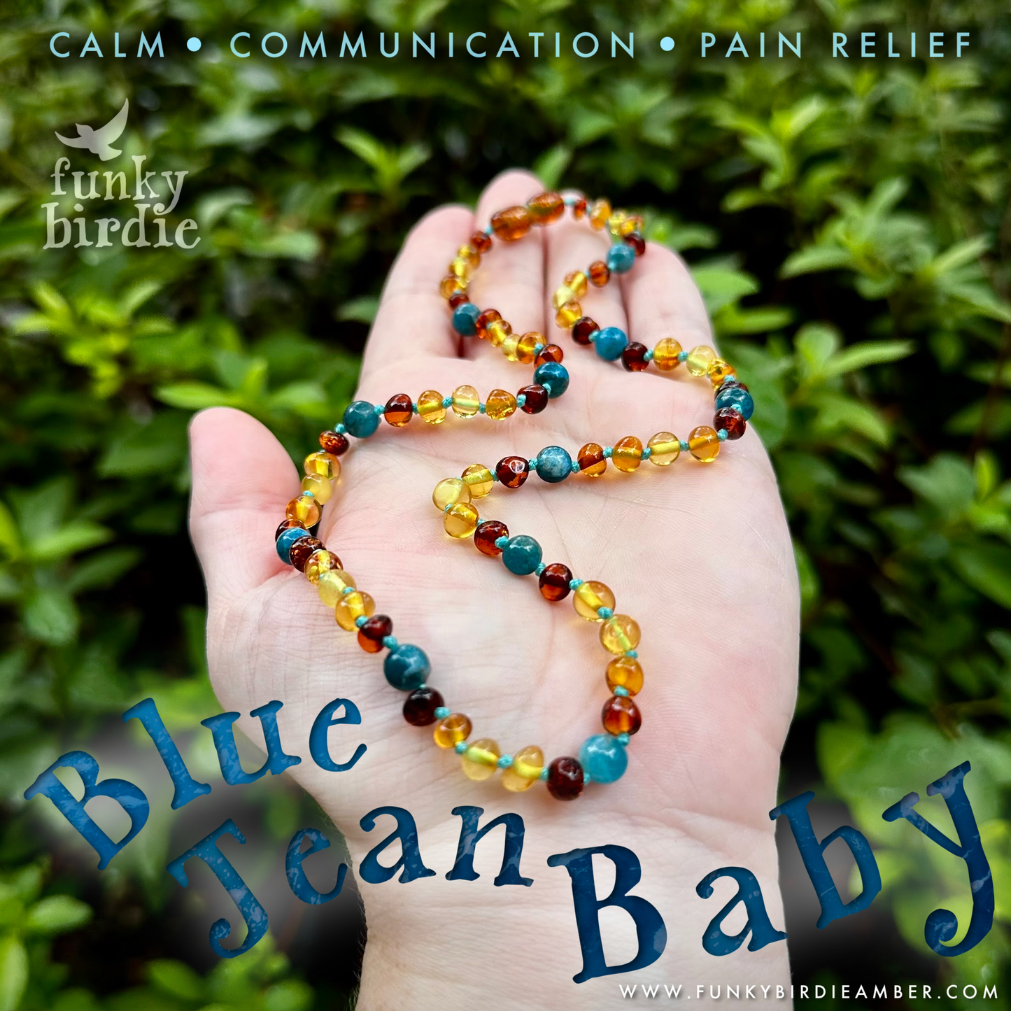 Blue Jean Baby Necklace