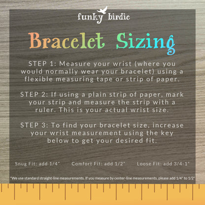 Lights, Camera, B*tch, Smile! Adulting Crystal Stretchy Stacker Bracelet