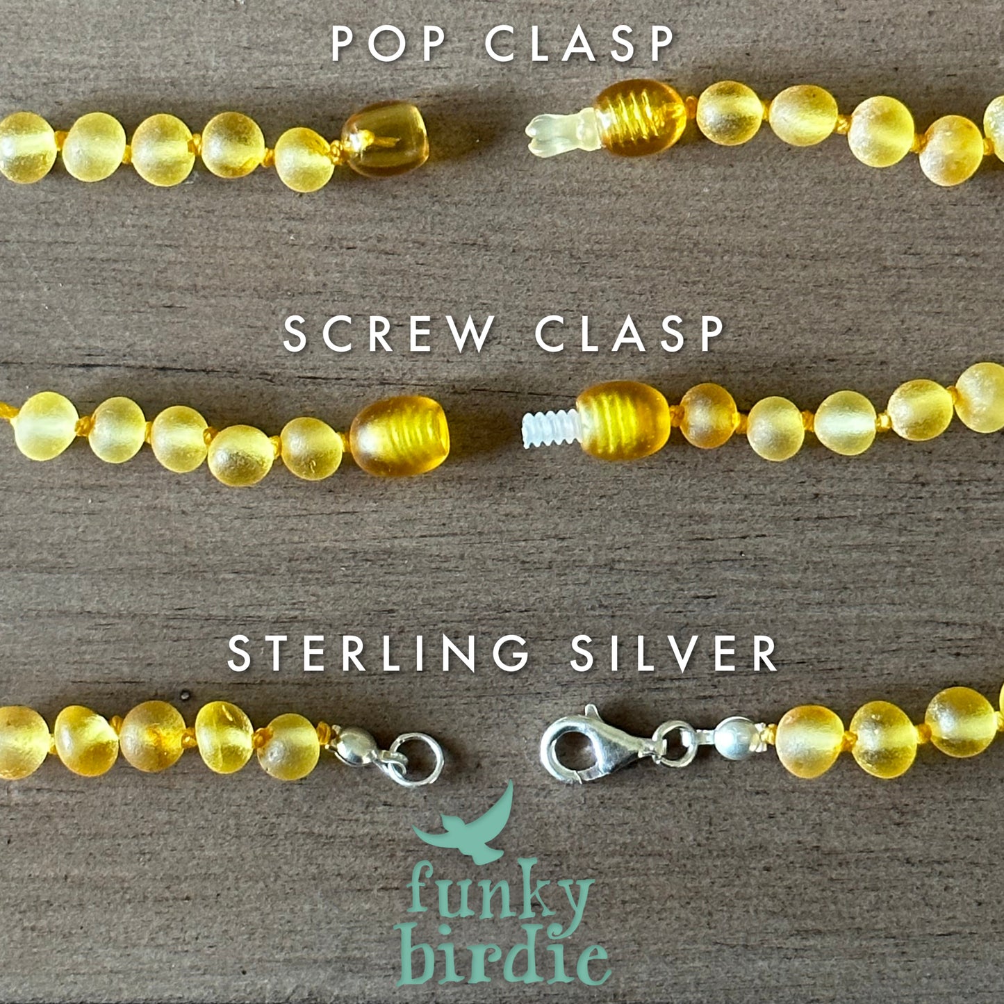 Pink Lemonade Separation Anxiety & Teething Necklace