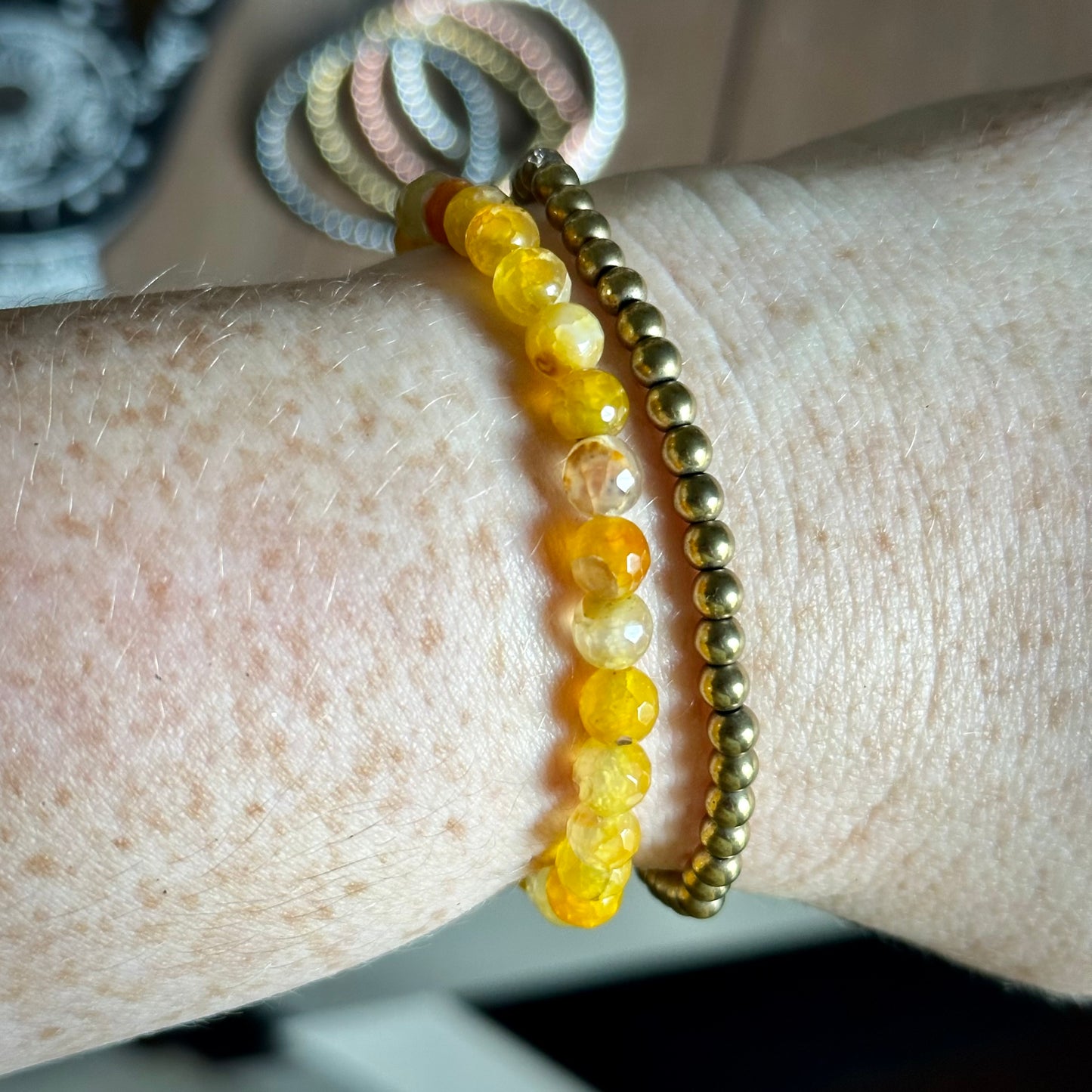 Metallic Mini Hematite Stackers Set