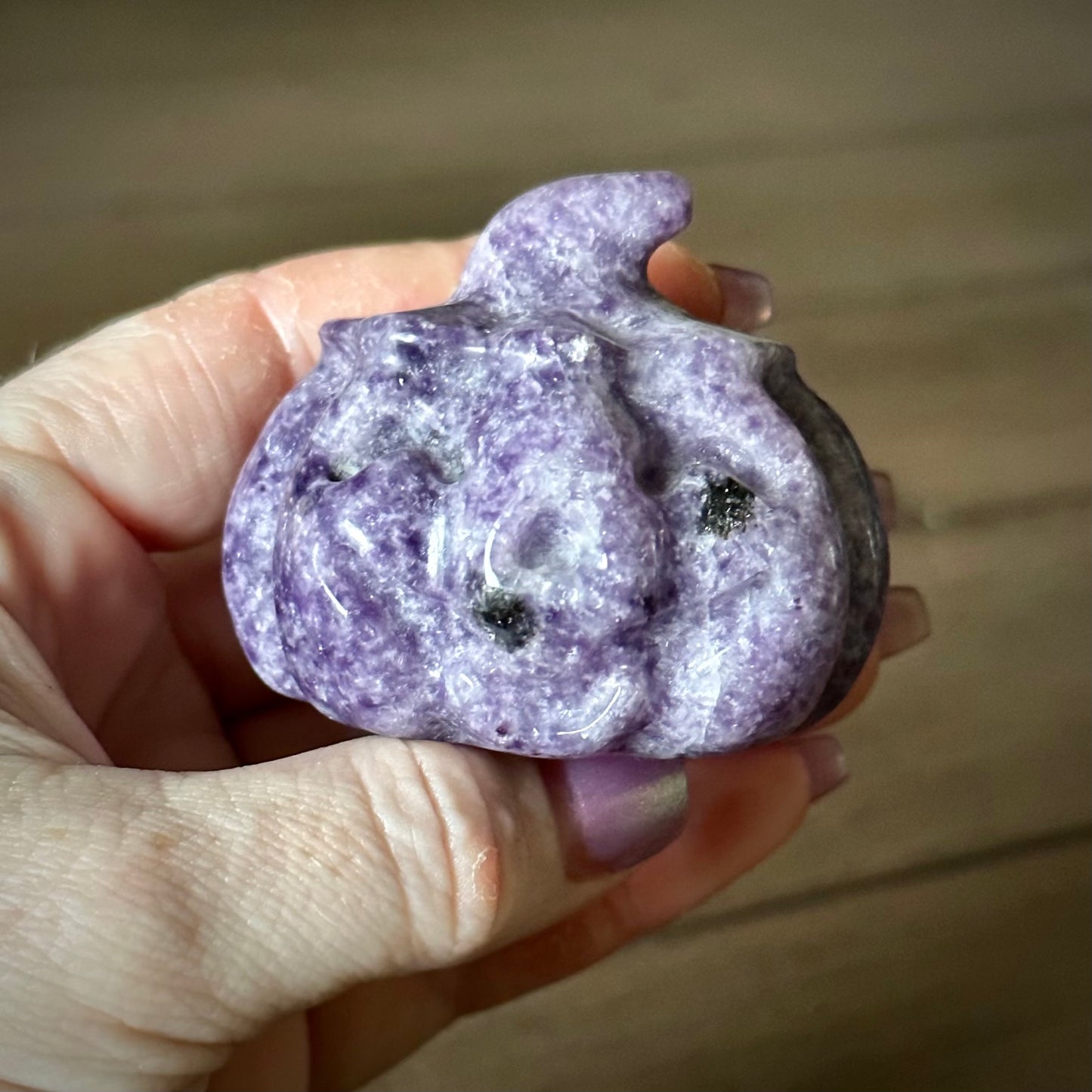 Jack-O-Lantern Crystal Carving