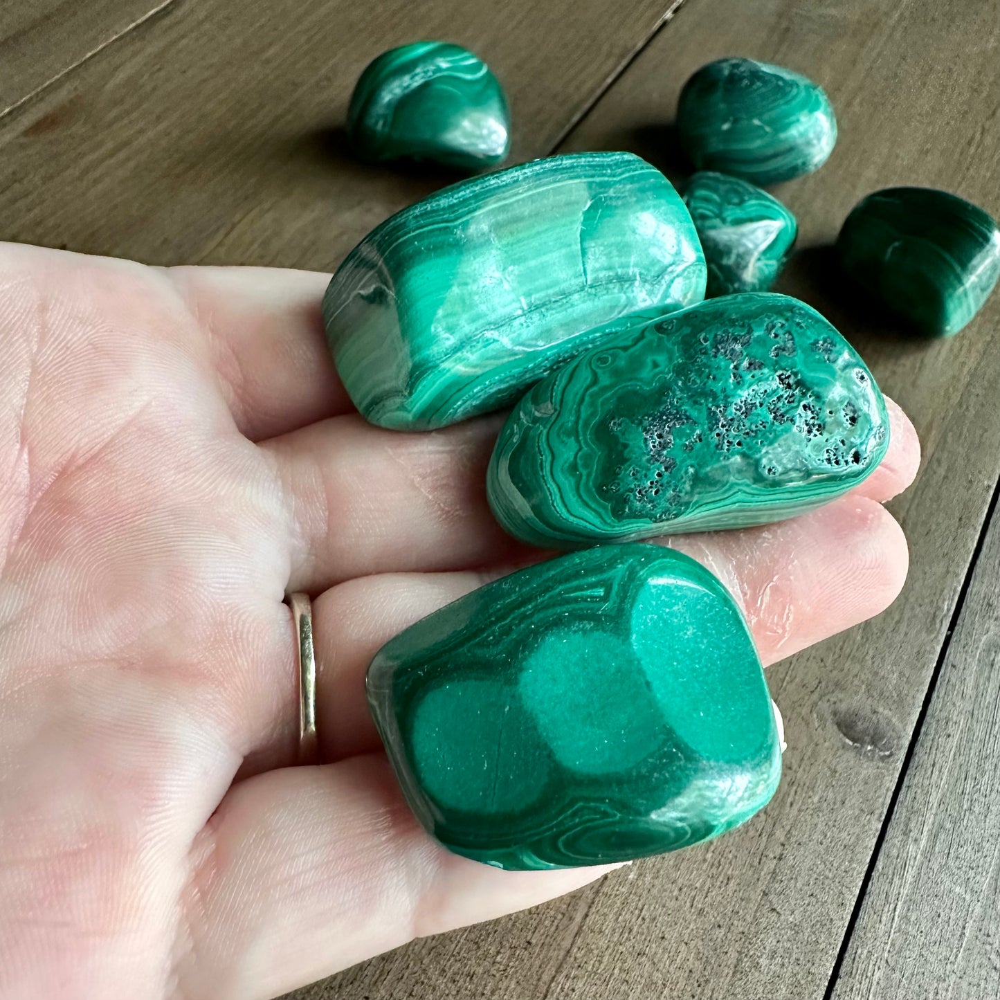 Malachite Jumbo Tumble