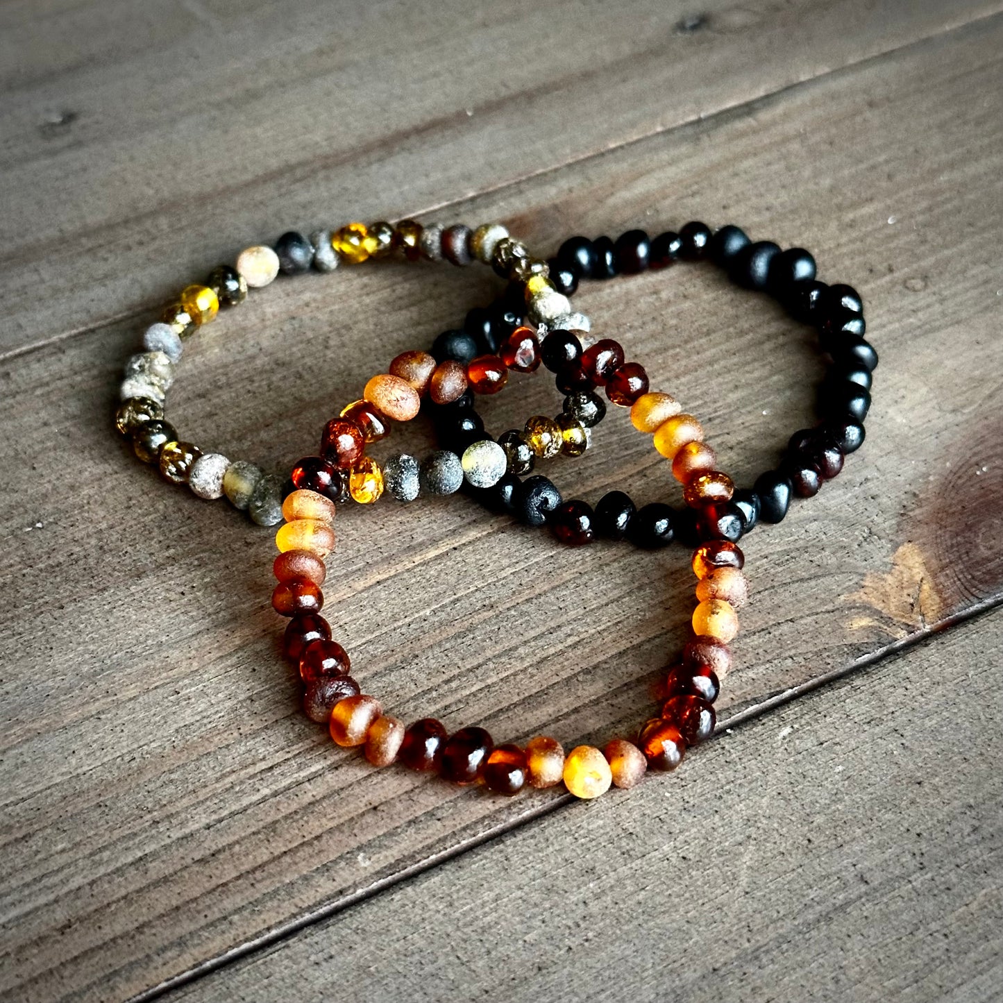 Out of the Woods All-Amber Stretchy Stacker