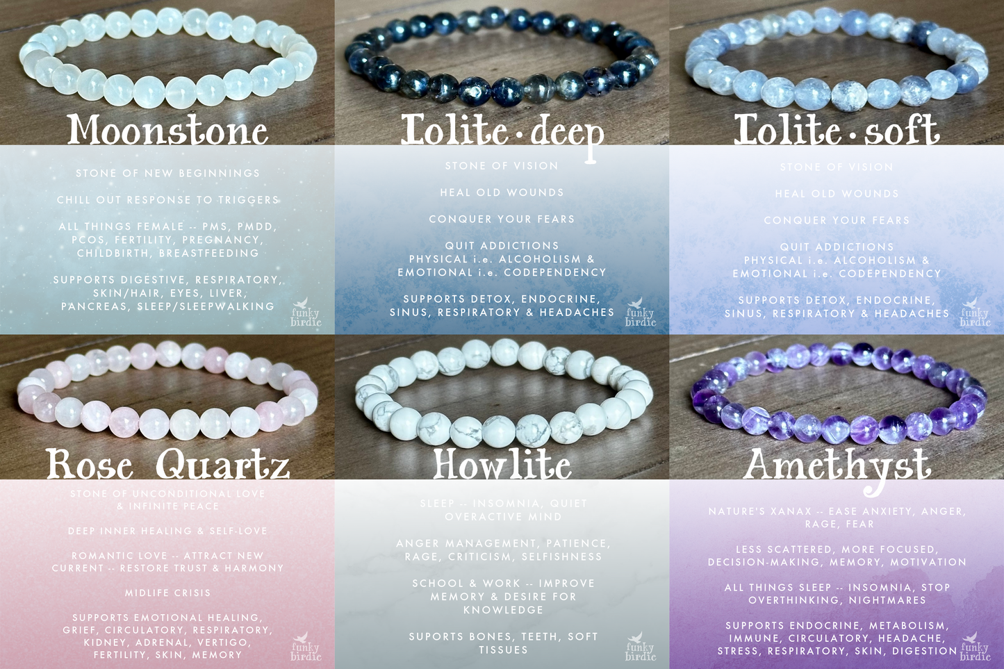 Chevron Amethyst Single Stone Stretchy Stacker