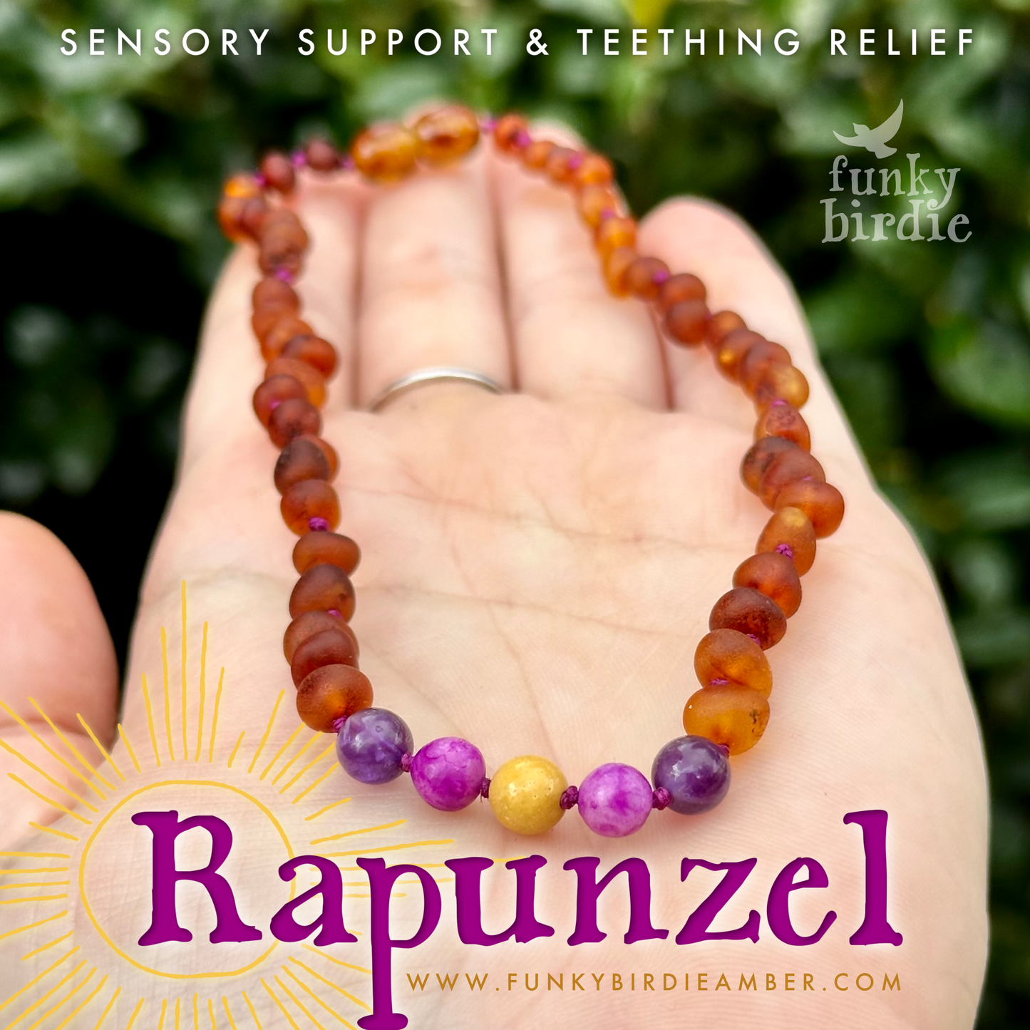 Rapunzel Anklet for Sensory Support & Teething Relief