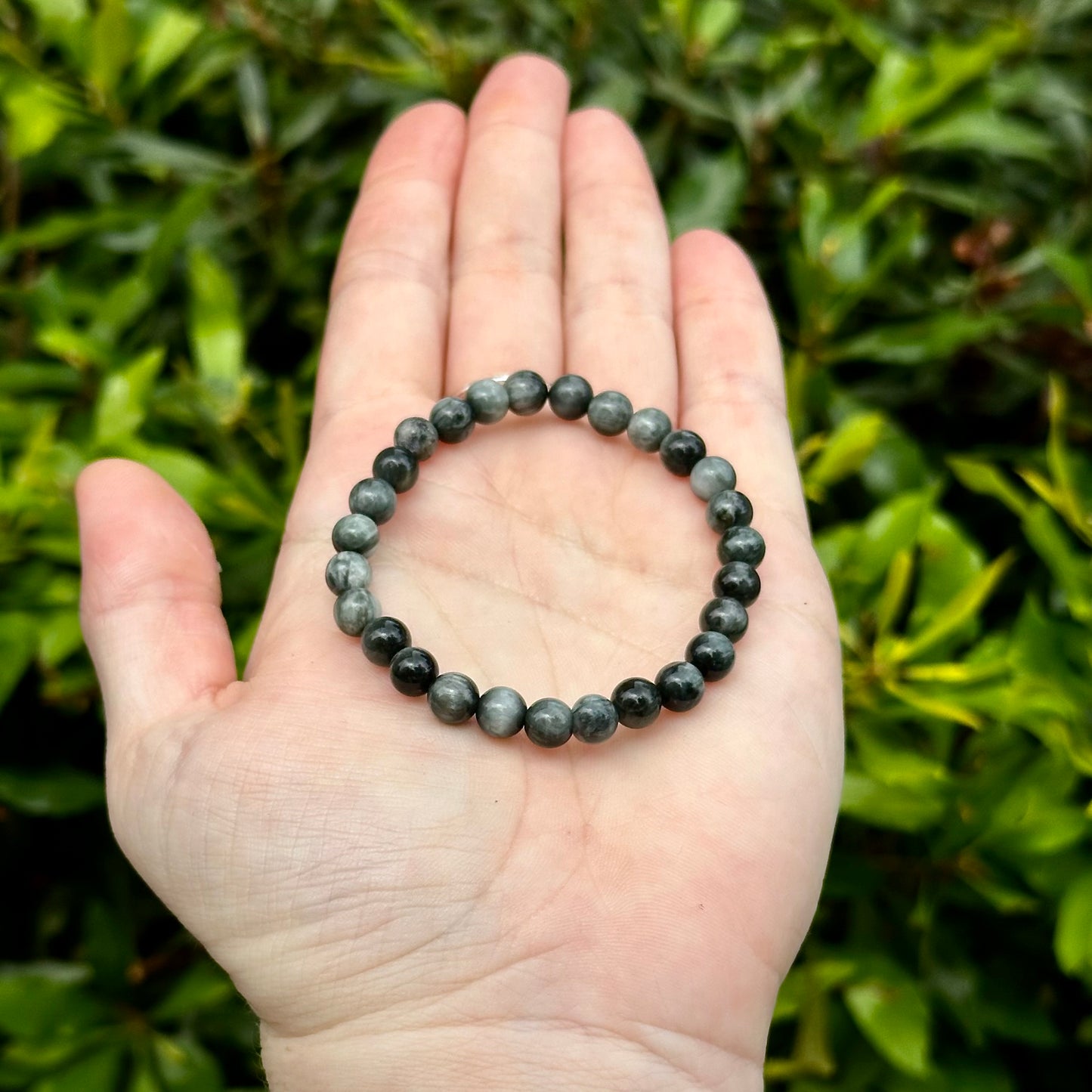 Hawk's Eye Single Stone Stretchy Stacker