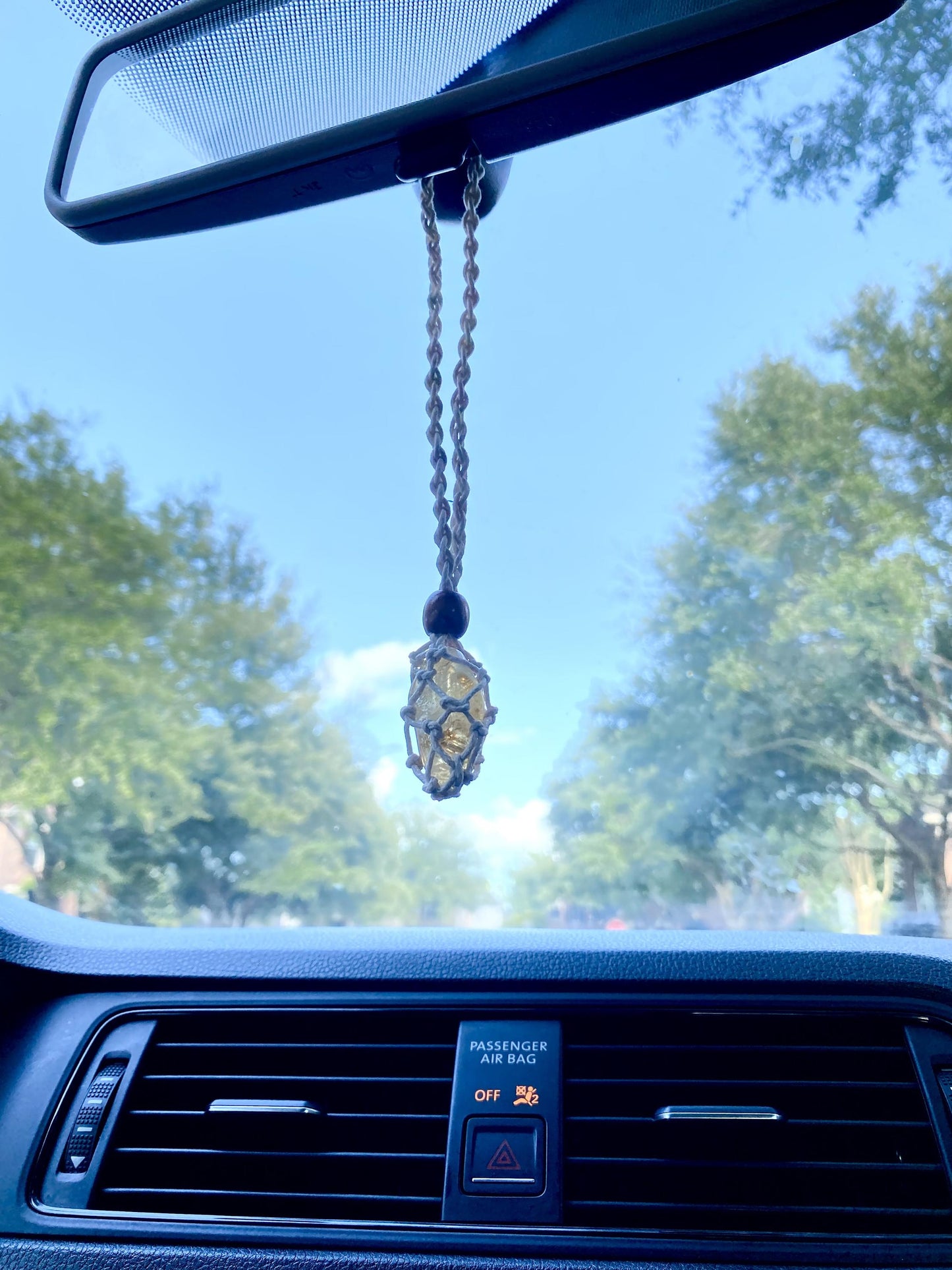 Macrame Necklace for Crystals