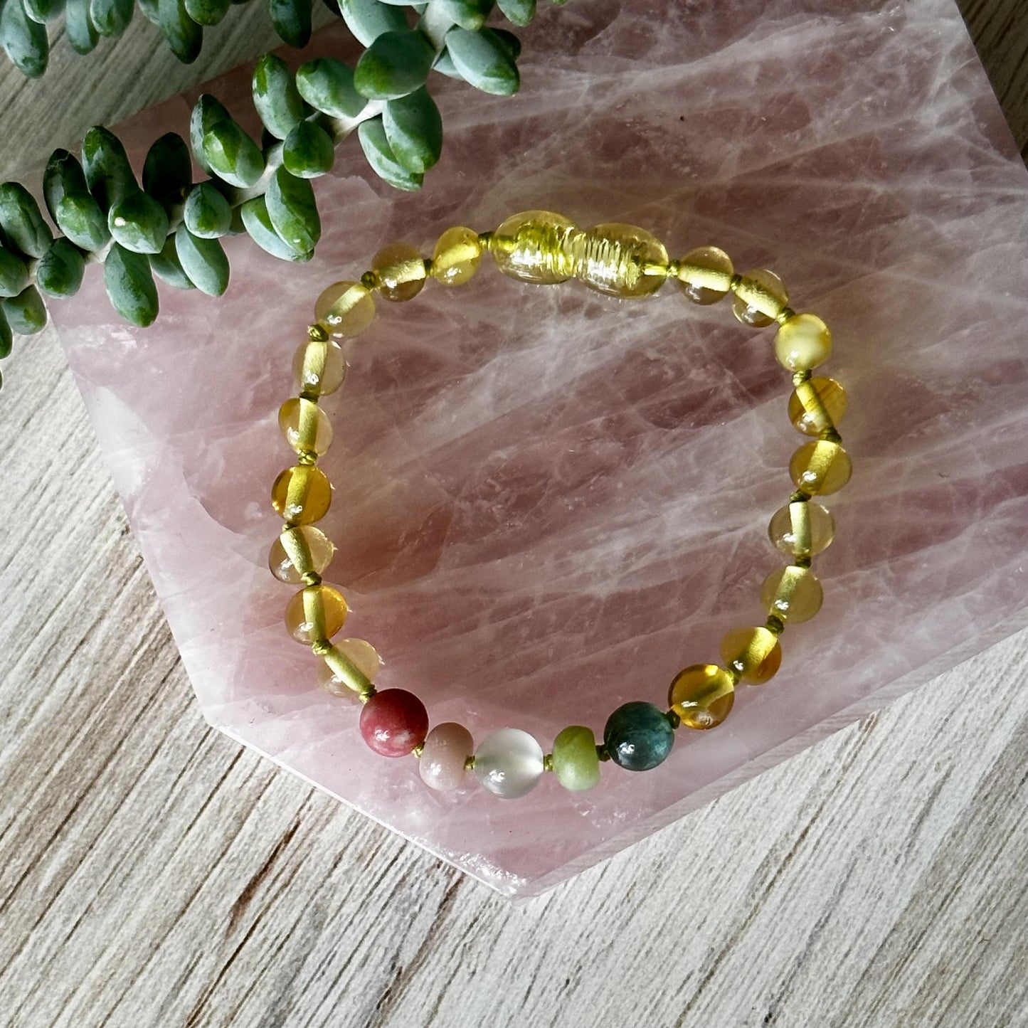 Heart Healing Teething Anklet