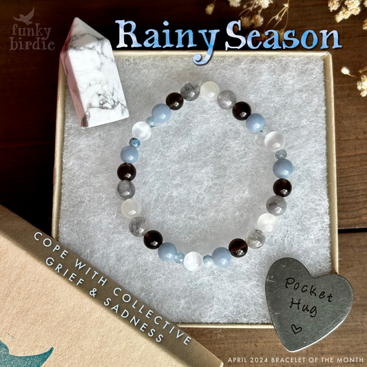 Rainy Season -- April Bracelet of the Month & Subscription Box -- Collective Grief