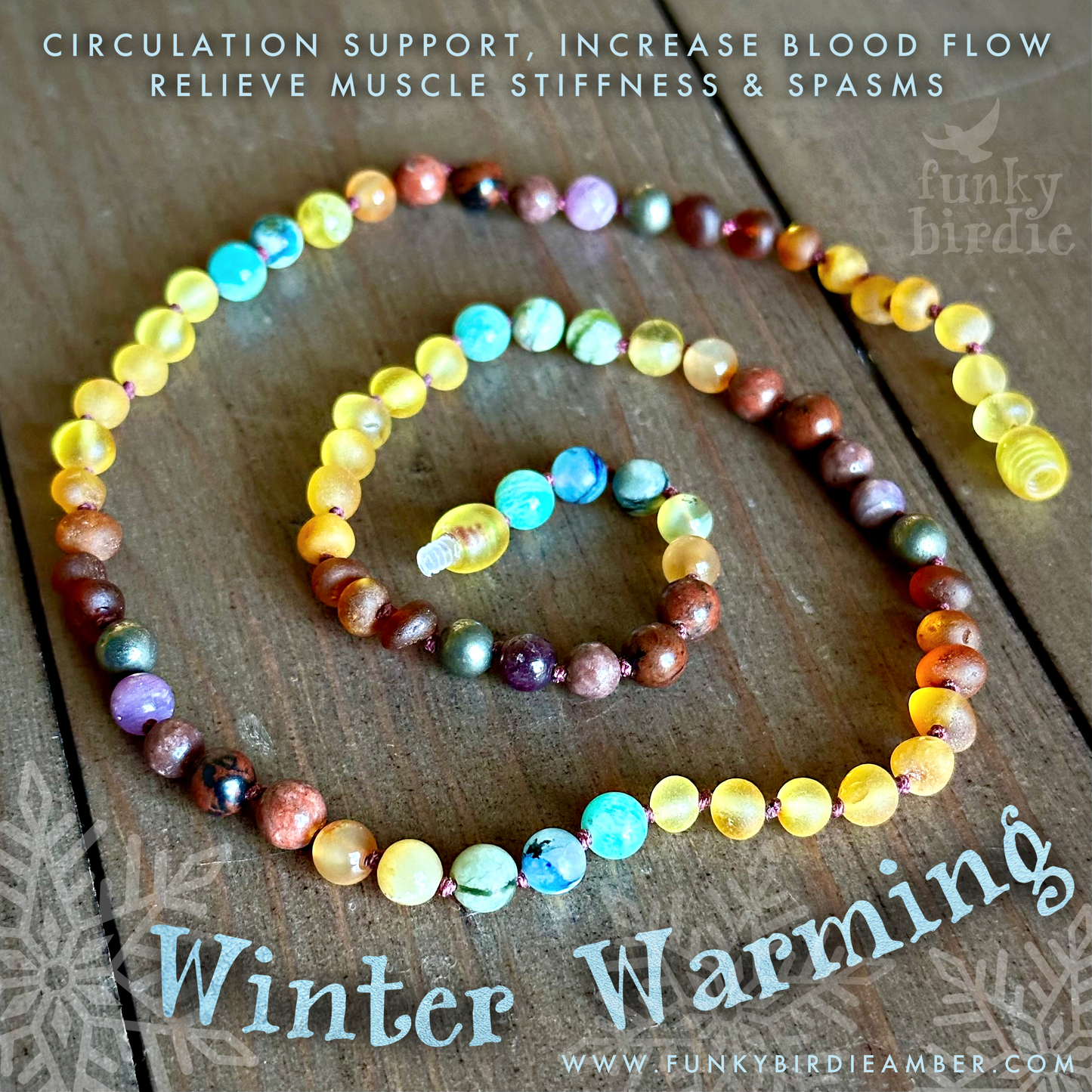Winter Warming Necklace Blood Flow, Muscle Stiffness & Spasms
