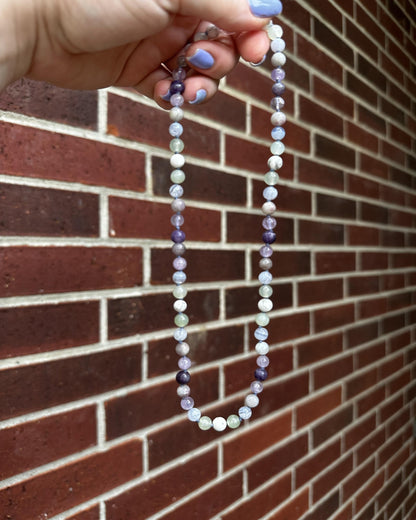 Spring~Patience: Healing Crystal Necklace