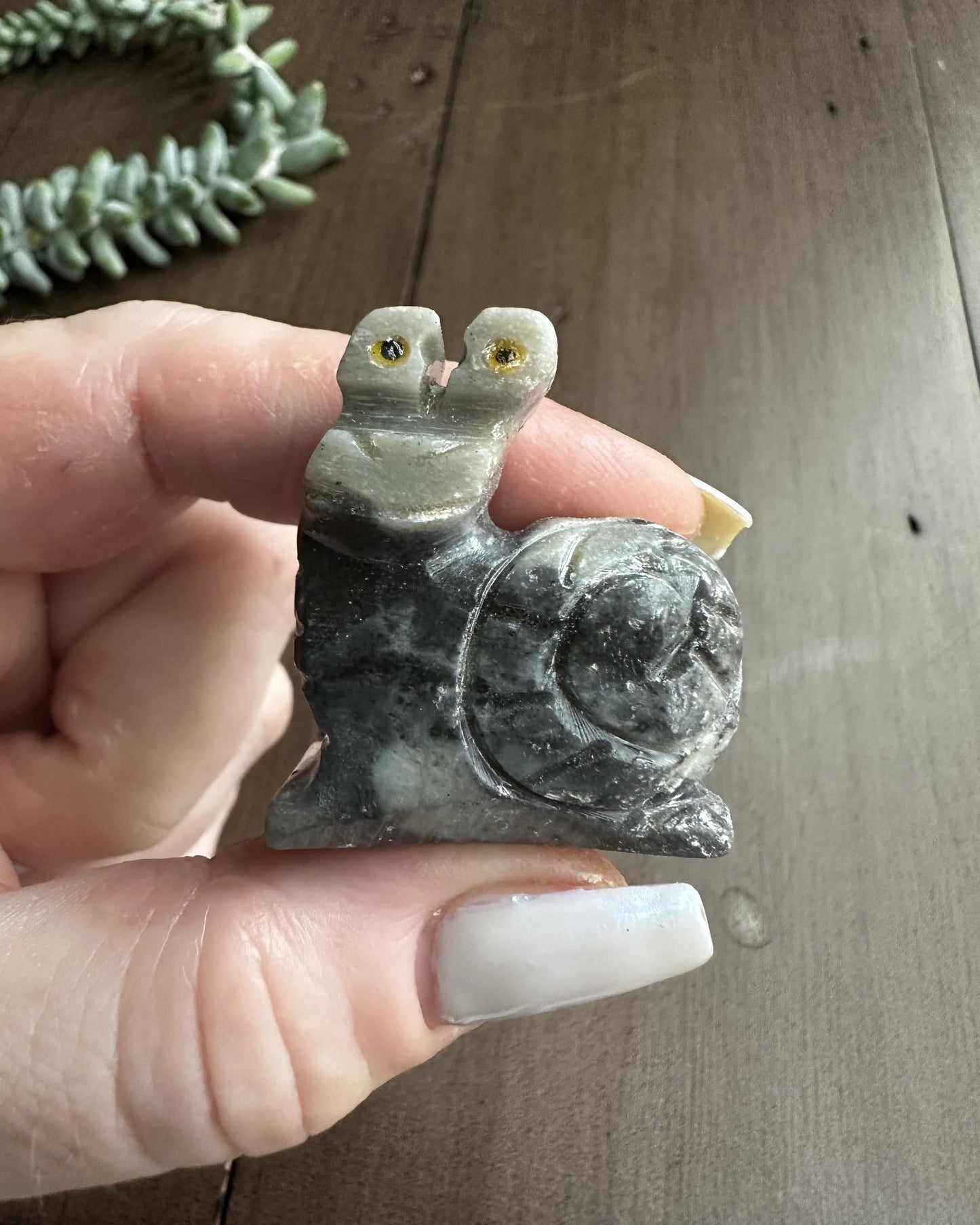 Soapstone Crystal Animal Carvings