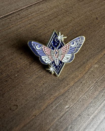 Luna Moth & Butterfly Enamel Pins -- Choose Your Own
