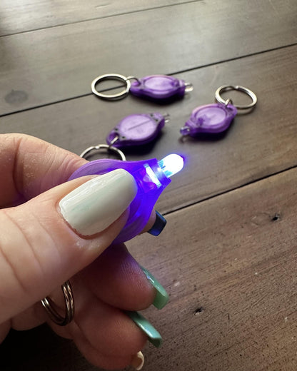 Mini Black Light -- UV Flashlight Keychain
